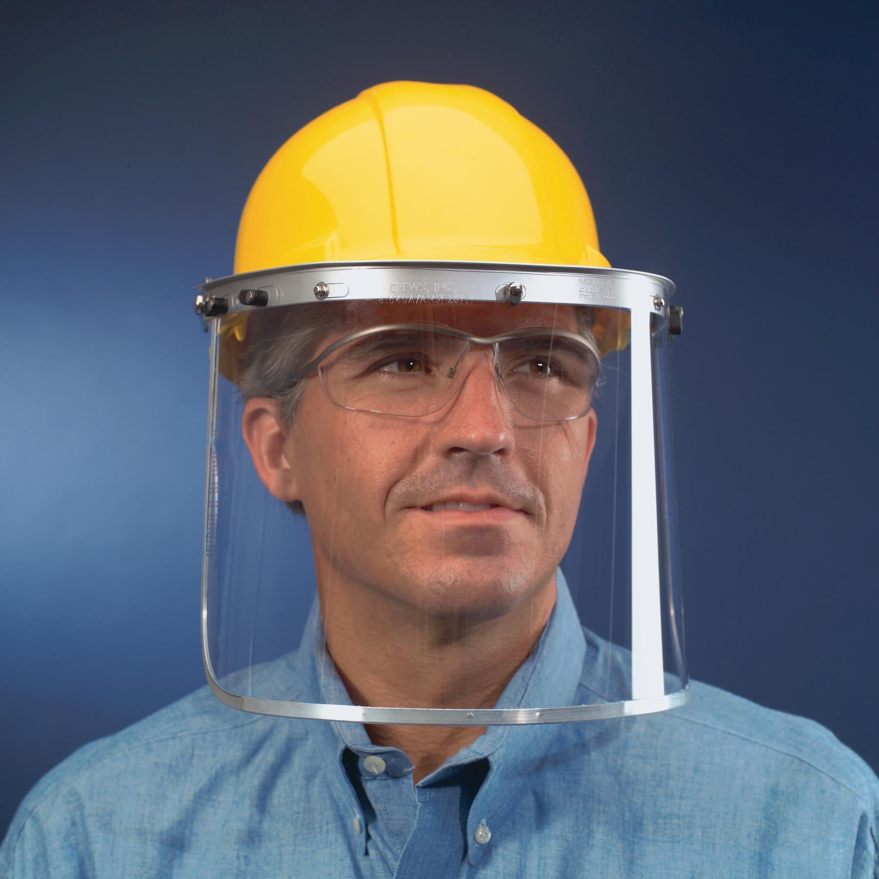 MCR SAFETY MCR Safety 102 Safety Headgear Bracket Aluminum 1-Pack 1-Pair