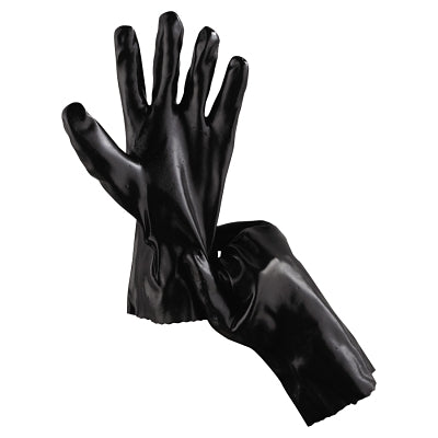 MCR SAFETY Mcr Safety 6218 Large Single Dipped Smooth PVC Gloves 18 Inch