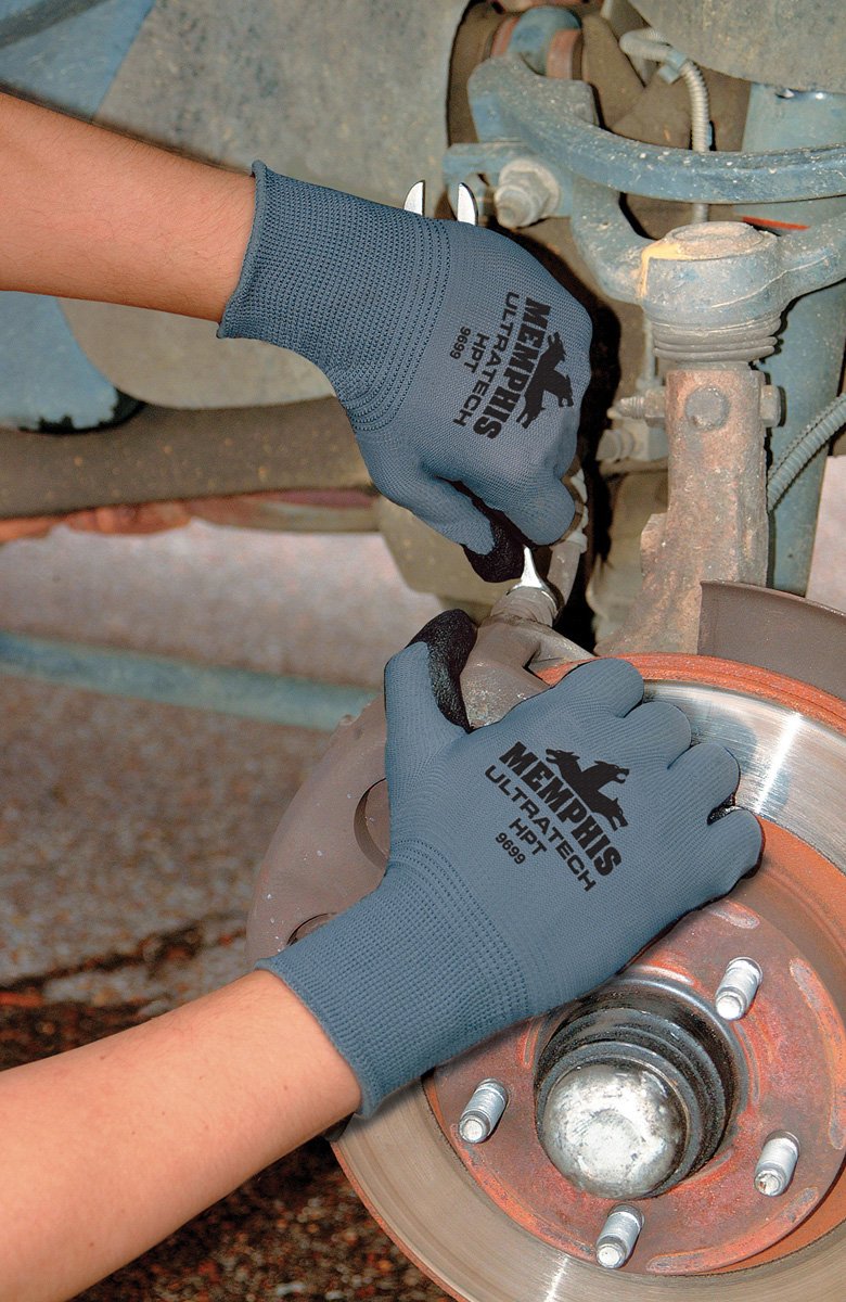 MCR SAFETY MCR Safety 9699M UltraTech HPT Gloves Medium Black/Gray