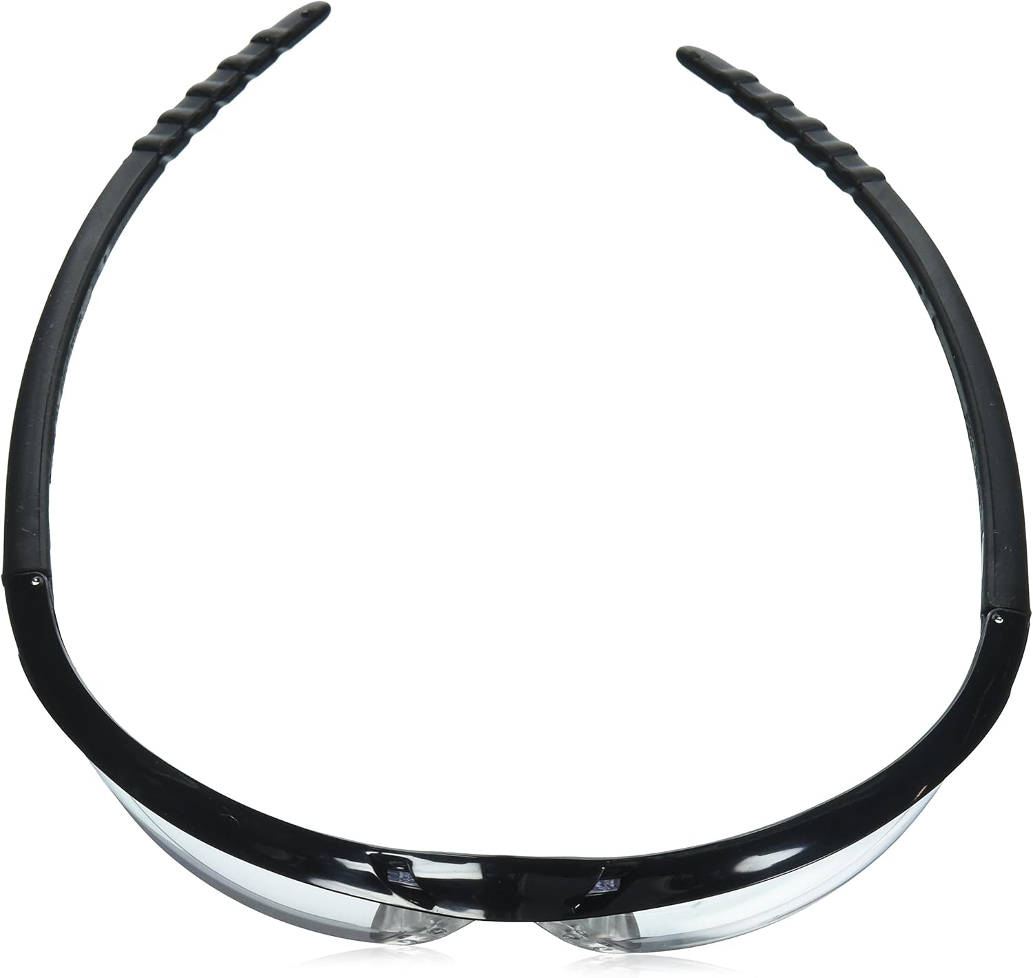 MCR SAFETY MCR Safety DL110 Dallas Safety Glasses with Polished Black Frame and Clear Lens