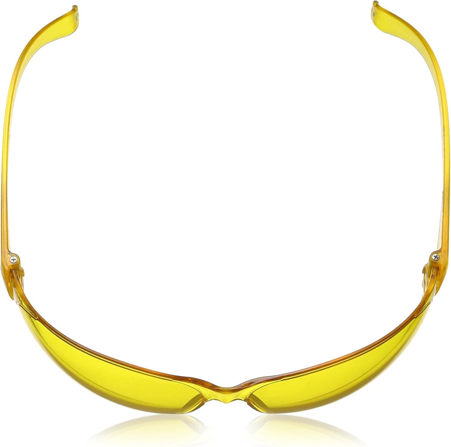 MCR SAFETY MCR Safety CL114 Checklite Polycarbonate Amber Lens Safety Glasses with Spatula Temple