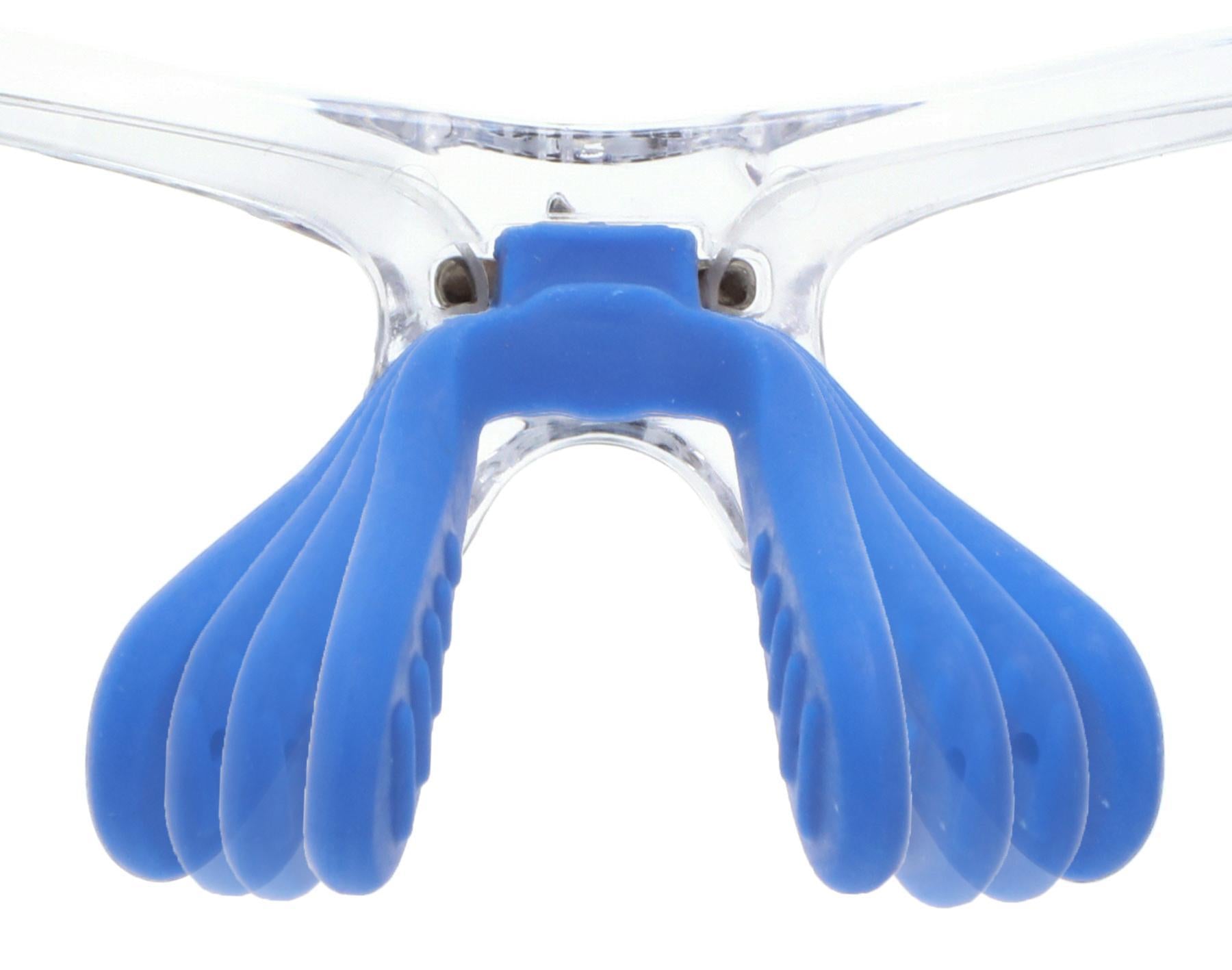 MCR SAFETY MCR Safety DM1323PF Dominator DM3 Safety Glasses MAX6 Anti-Fog Light Blue Lens Clear Frame