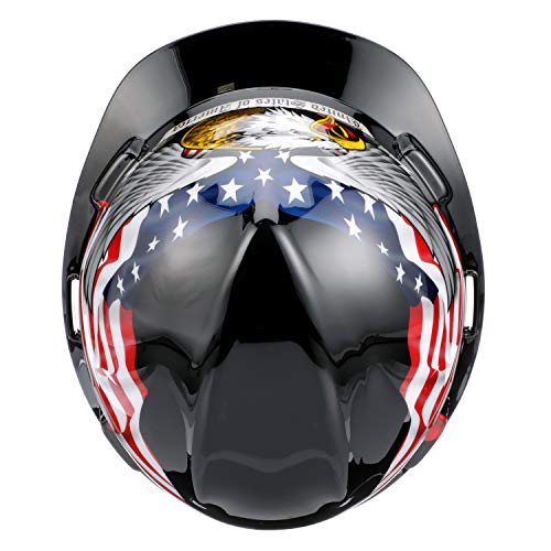 MSA SAFTEY MSA 10079479 V-Gard Slotted Hard Hat Fas-Trac Ratchet Cap American Eagle