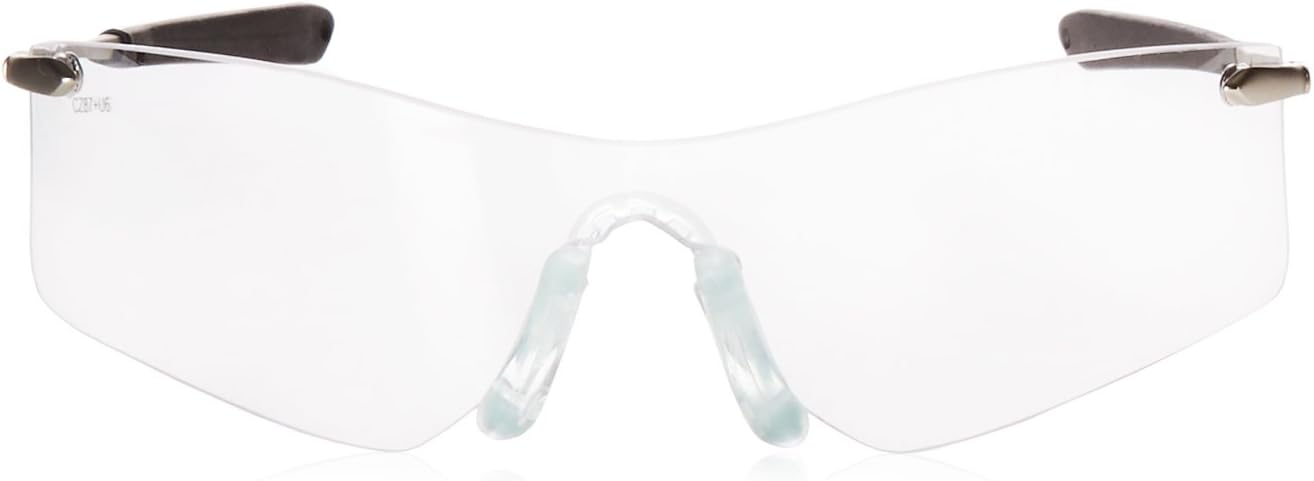 MCR SAFETY MCR Safety T4110AF Rubicon Safety Glasses Metal Temple w/Clr Anti-Fog Lens (12 Pair)