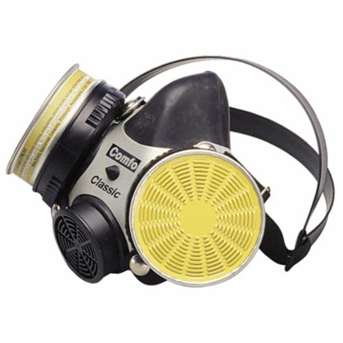 MSA SAFTEY MSA 808076 Comfo Classic Half-Mask Respirator Large SoftFeel Hycar