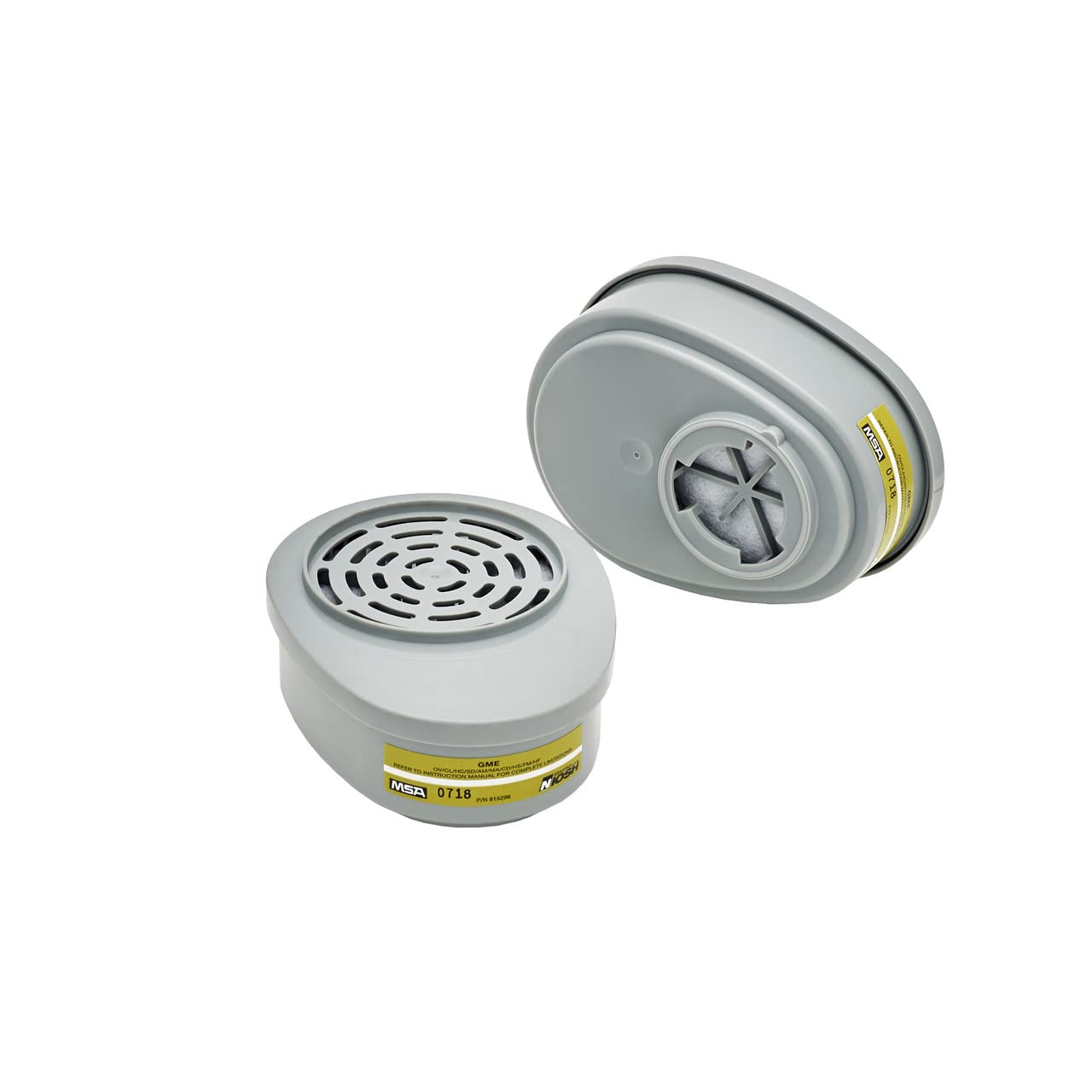 MSA SAFTEY MSA 815359 Advantage Respirator Cartridge Multigas GME CL SD CD HC HS AM MA FM HF 2 Pack