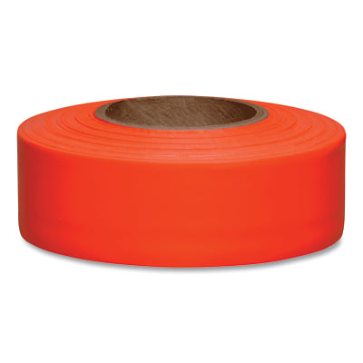 PRESCO Presco TFOG Tape Flagging PVC 1-3/16 in x 150 Ft 2 Mil Orange Glo 12 Pack