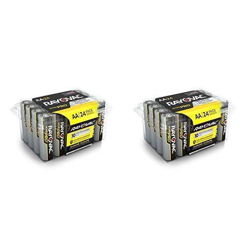 RAYOVAC Rayovac ALAA-24PPJ AA Size 1.5 Volt 24 Pack Contractor Pack UltraPro Alkaline Batteries