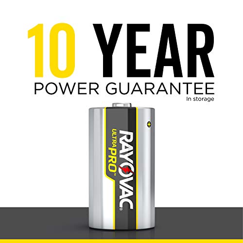 RAYOVAC Rayovac ALC-6J Ultra Pro Alkaline Battery 1.5V C Size Shrink Pack 6 Count