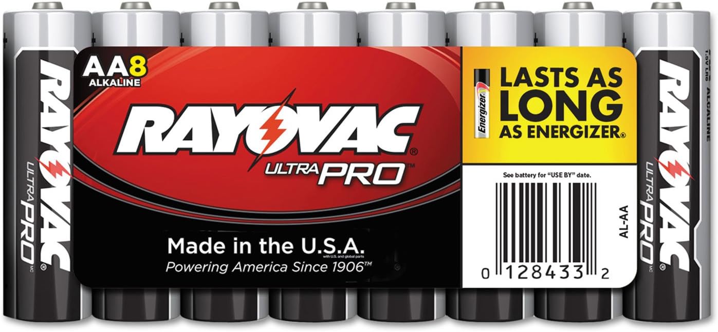 RAYOVAC ALAA-8J BATTERIES