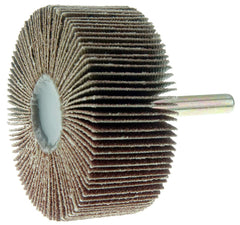 Weiler 52487 Tiger Coated Abrasive Flap Wheel 1/4 Stem 80AO Pack of 10
