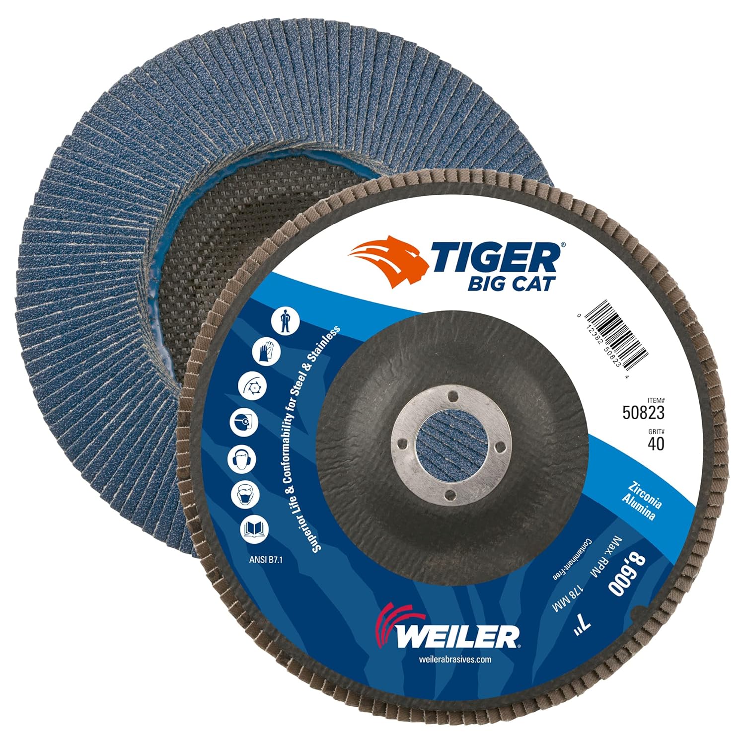 WEILER 50823 FLAP DISCS