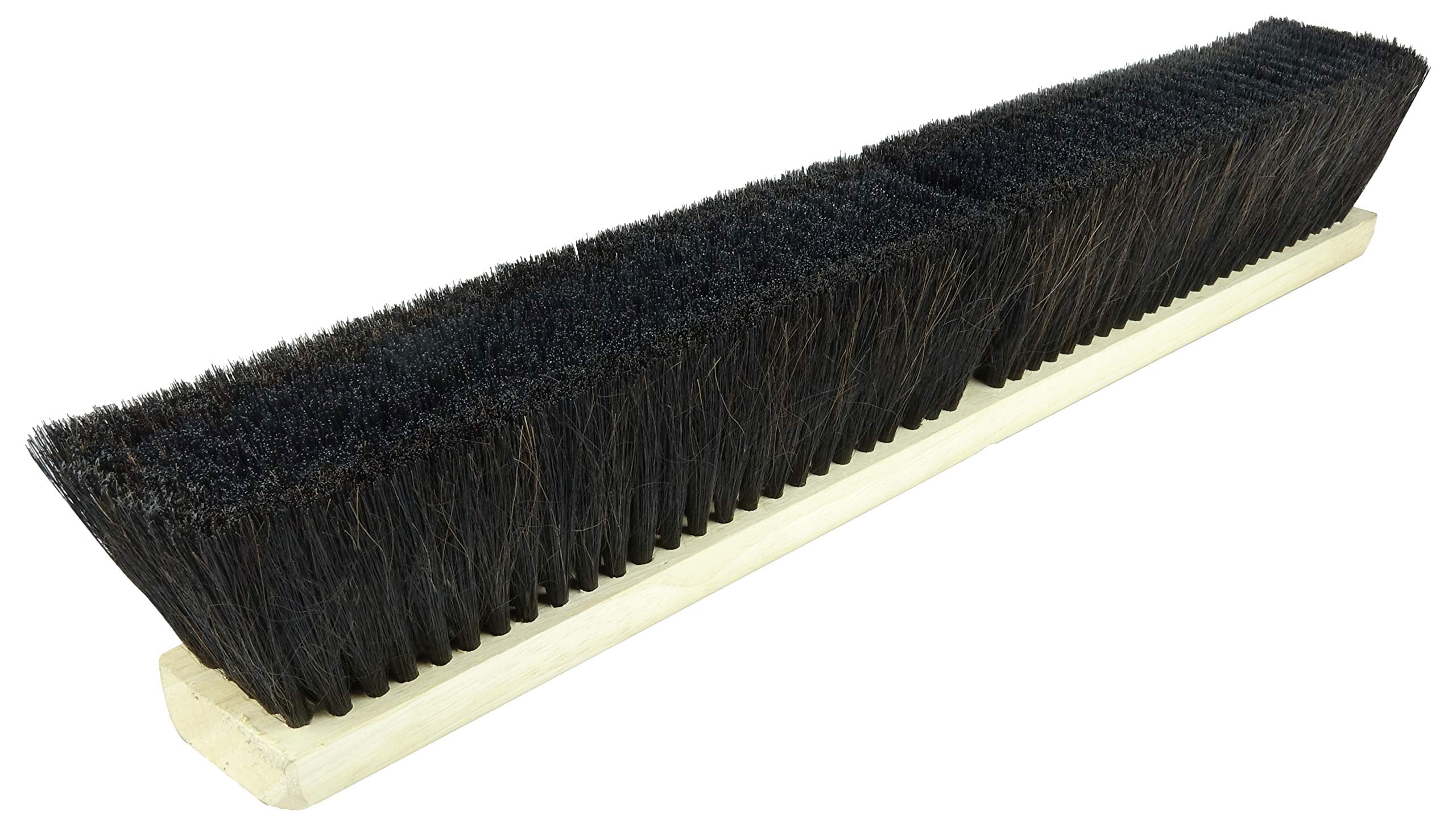 WEILER Weiler 42049 36 Medium Sweep Floor Brush, Black Tampico Center w/Horsehair Casing, Includes Brace
