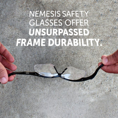 Kleenguard 28624 Nemesis RX Safety Glasses +2.0 Diopters Clear Lens Black Frame