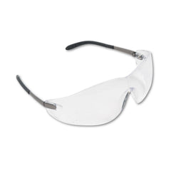 MCR SAFETY MCR Safety S2110 Blackjack Safety Glasses with Chrome Metal Temple and Clear Lens