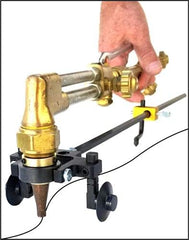 FLANGE WIZARD Flange Wizard 24219-CBG Multi Purpose Chariot Beveling Burning Guide Black Red