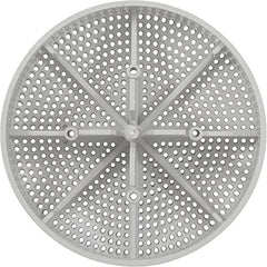 CUSTOM MOLDED PRODUCTS Custom Molded Products 25215-000-003 Gunite Spa Suction Cover, 6 Inches, 190 GPM, White