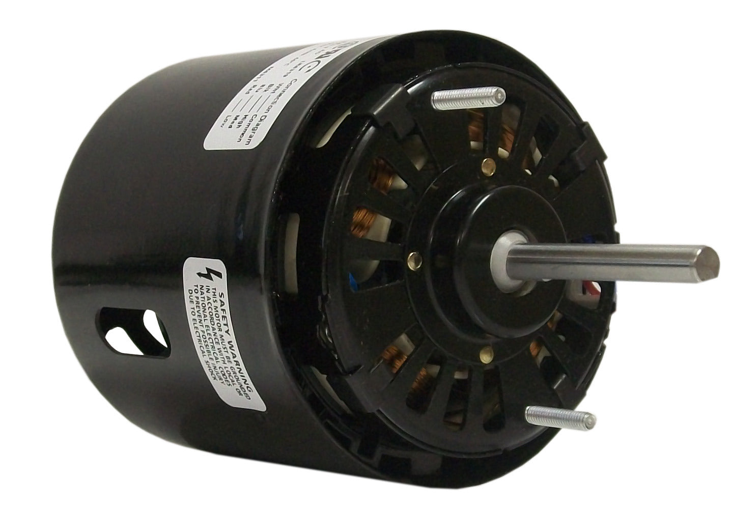 GENTEQ MOTORS Fasco D1138 3-Speed Shaded Pole Motor 1550 RPM 115V 1/50-1/80-1/140 HP