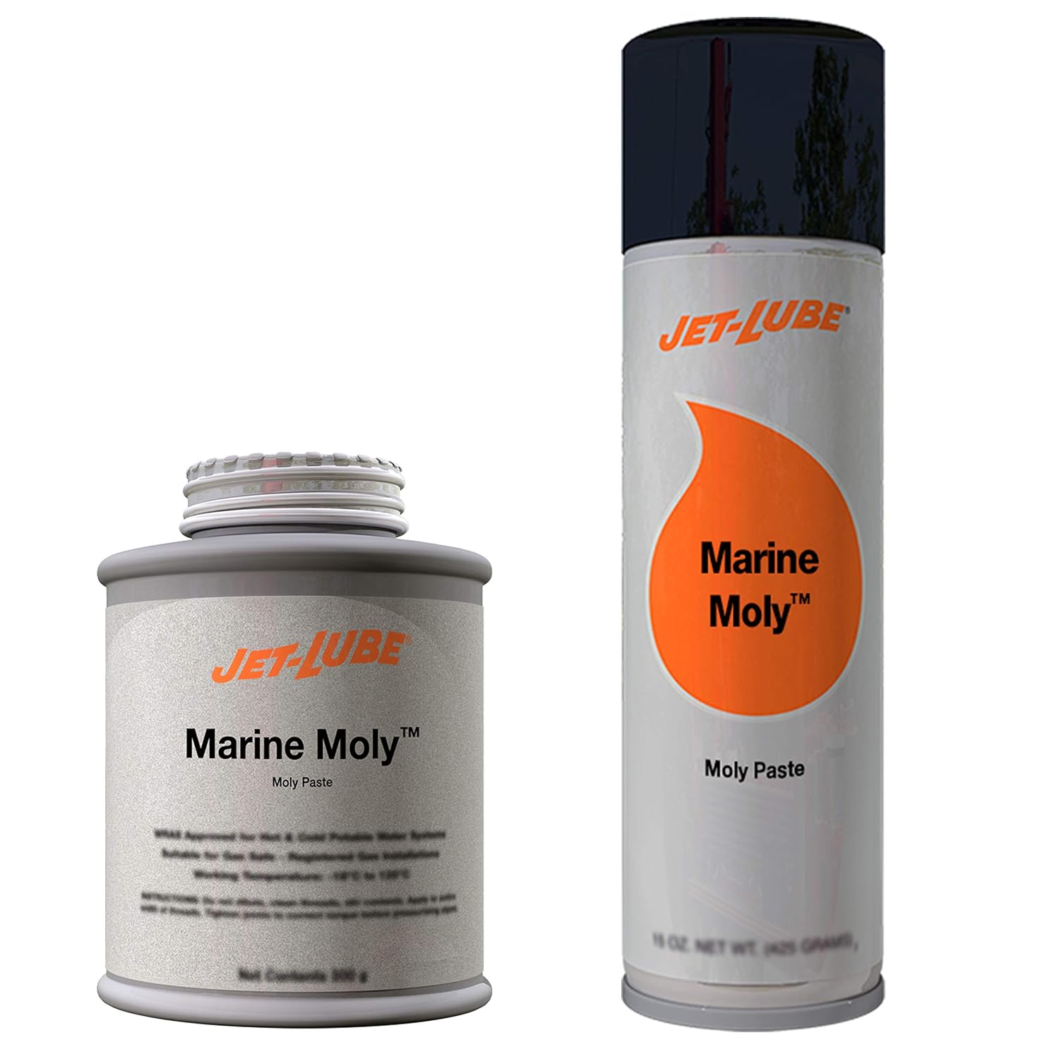 JET-LUBE Jet-Lube 65005 Marine Moly - Disulfide Lubricating Paste Bentone | Extreme Pressure | Water Resistant | 1 lb