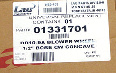 LAU Lau 01331701 Double Inlet Direct Drive Blower Wheel 10-5/8 Inch Diameter 9-1/2 Inch Width CW
