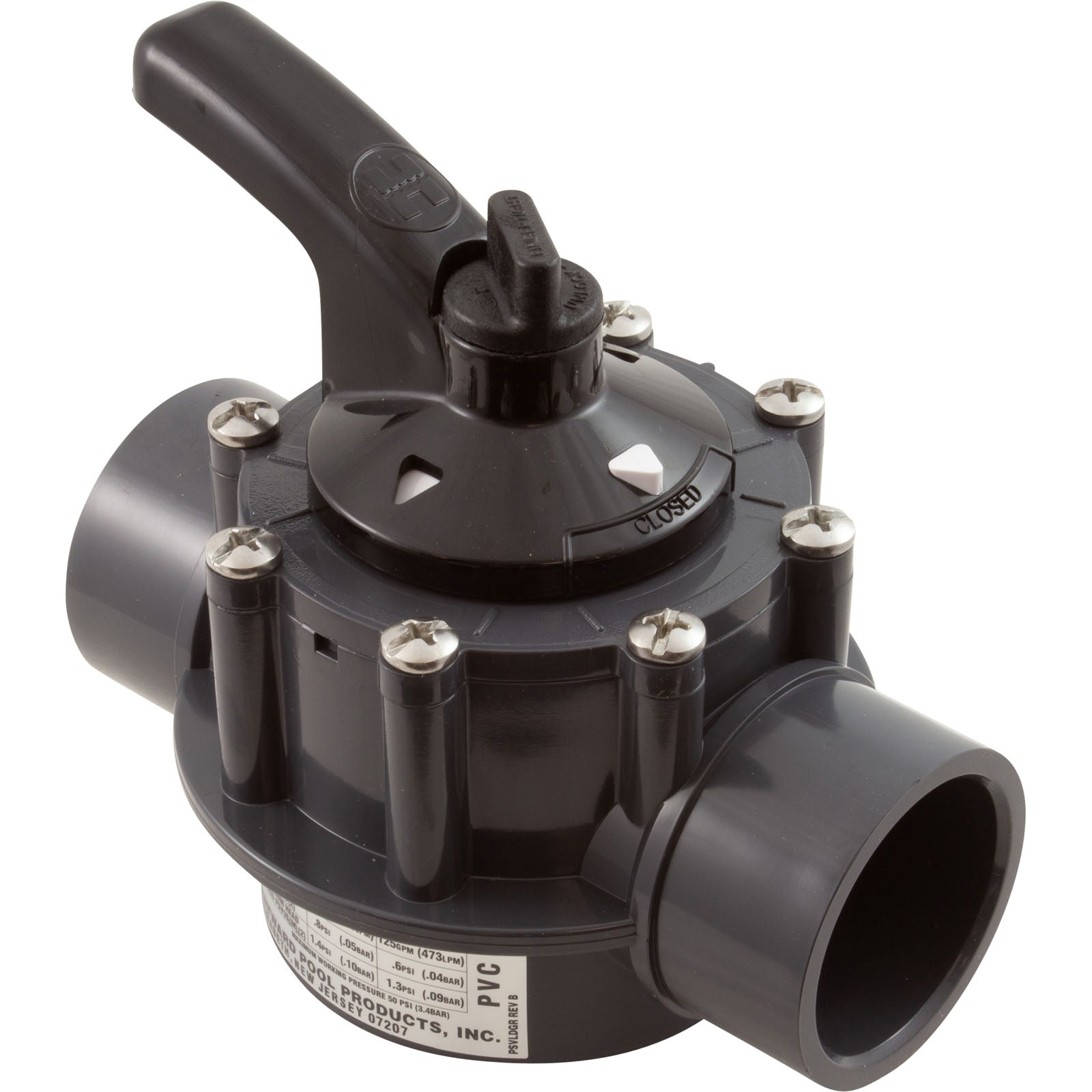 HAYWARD Hayward PSV2SDGR PVC 2-Way Pool Check Diverter Valve