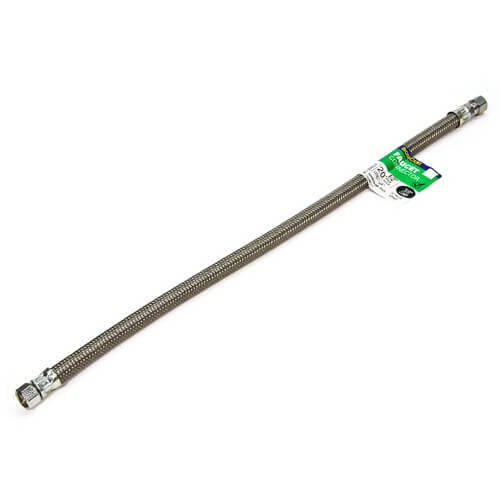 BRASSCRAFT BrassCraft B1-16AF Speedi Plumb PLUS Faucet Water Connector 16 Inch 3/8 Inch Compression Inlet x 1/2 Inch Female Iron Pipe