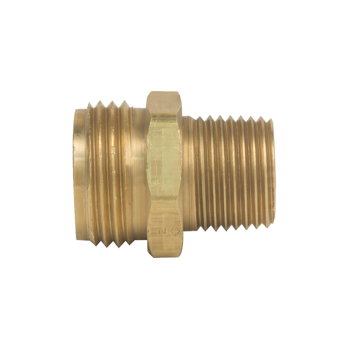 BRASSCRAFT BrassCraft HU22-8-12X Garden Hose Brass Adapter 1/2 x 3/4 in.