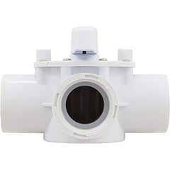 CHAMPLAIN PLASTICS Champlain Plastics AFT100T Diverter Valve Olympic 1-1/2FPT 3-Way White
