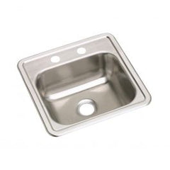 ELKAY Elkay D115152 Dayton Stainless Steel 15 x 15 x 5-3/16 Single Bowl Drop-in Bar Sink