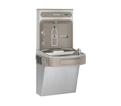 ELKAY Elkay LZS8WSVRSK Commercial, 1 Station, 8.0 GPH, Wall Mount (On-Wall), Bottle Filler/Cooler Combo