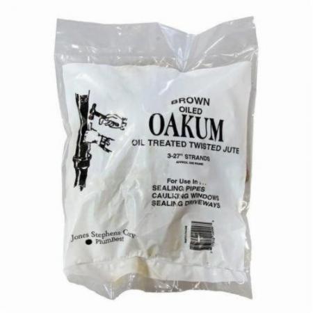 JONES STEPHENS Jones Stephens O15006 Oakum 1 lb Bag Brown