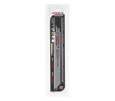 LENOX Lenox 10833 Reciprocating Saw Blade Bi-Metal Diamond 8 inches x 3/4 inches