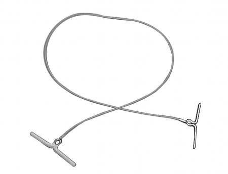 JONES STEPHENS Jones Stephens S49236 T-Handle PVC Cable Saw 36 Inch