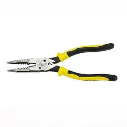 KLEIN TOOLS Klein Tools J207-8CR All-Purpose Needle Nose Pliers with Crimper 8.5-Inch