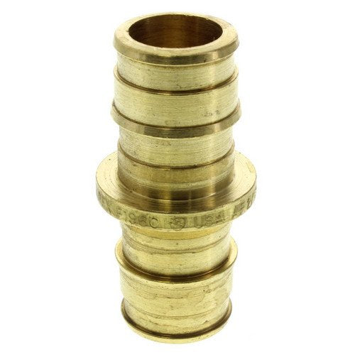UPONOR Uponor LF4545050 ProPEX Brass Coupling 1/2 inch PEX x PEX