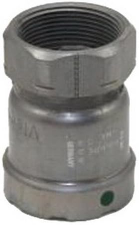 VIEGA Viega 25135 MegaPress Carbon Steel Female Adapter, 3/4 Inch