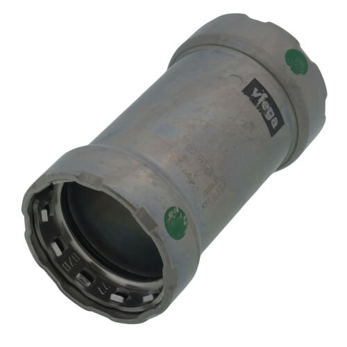 VIEGA Viega 25040 MegaPress Carbon Steel Coupling Without Stop 1 Inch