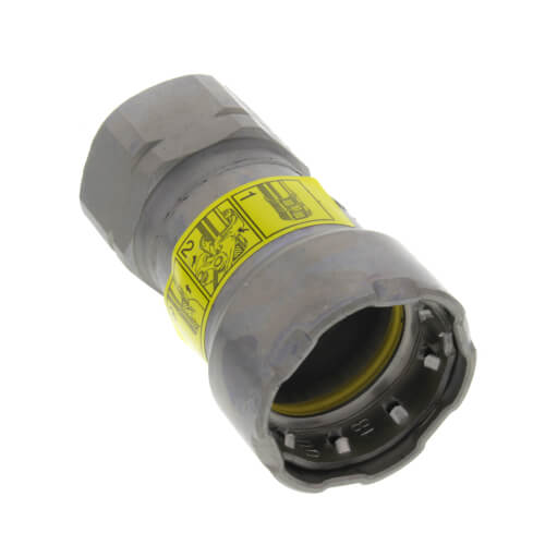 VIEGA Viega 25131 MegaPressG Adapter 1/2 x 1/2 Press x FPT Carbon Steel