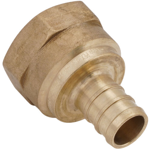 VIEGA Viega 46333 PEX Crimp Brass Female Adapter PEX Crimp x FNPT 1/2 x 1/2 Inch