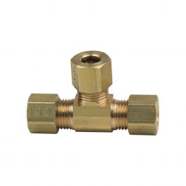 BRASSCRAFT BrassCraft 64-4X Tee Lead-Free 1/4 by 1/4 by 1/4-Inch Rough Brass
