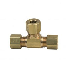 BrassCraft 64-4X Tee Lead-Free 1/4 by 1/4 by 1/4-Inch Rough Brass