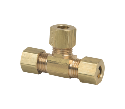 BRASSCRAFT BrassCraft 64-4X Tee Lead-Free 1/4 by 1/4 by 1/4-Inch Rough Brass
