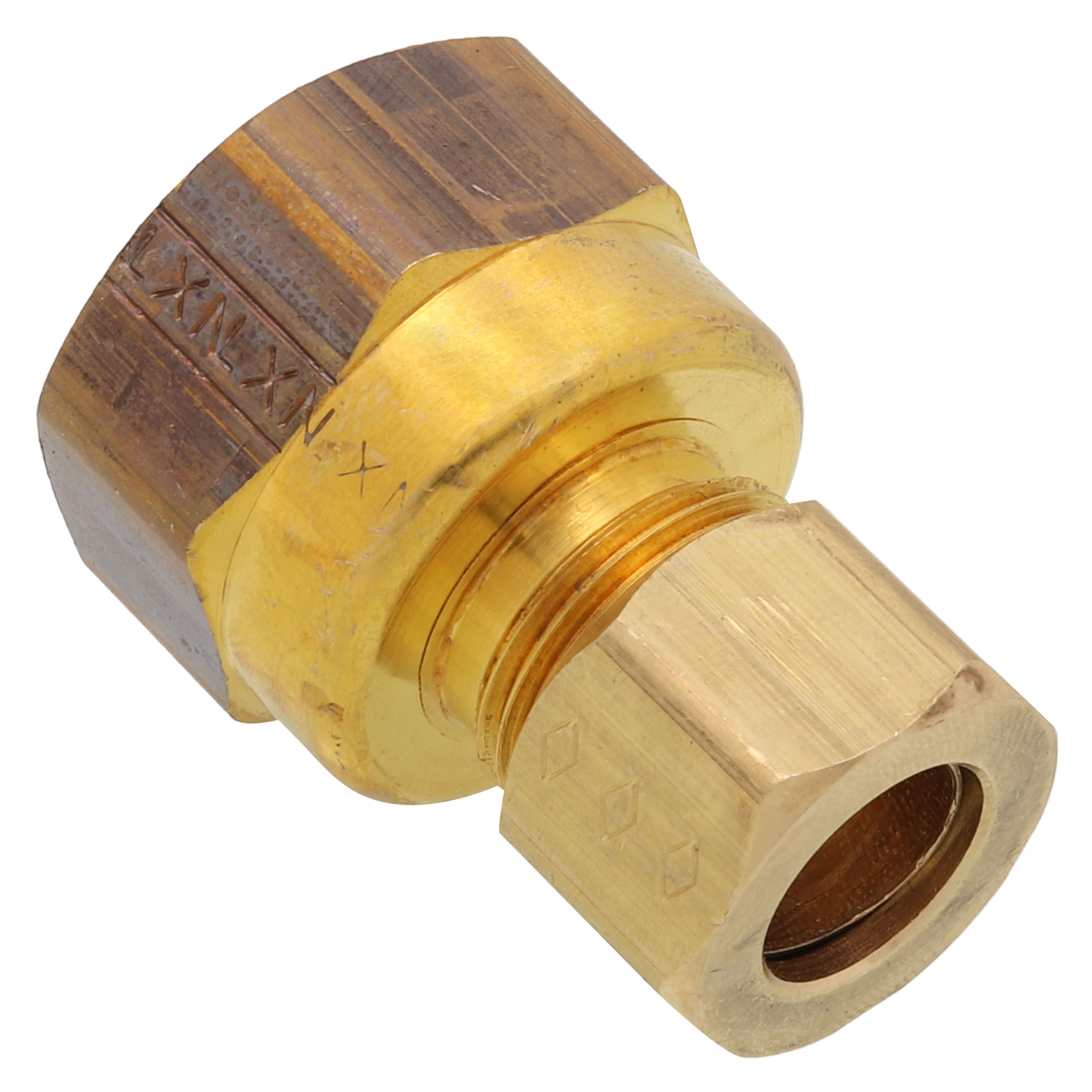 BRASSCRAFT BrassCraft 66-6-8X Lead-Free Compression x FIP Reducing Adapter 3/8 OD Tube x 1/2 FIP Inch