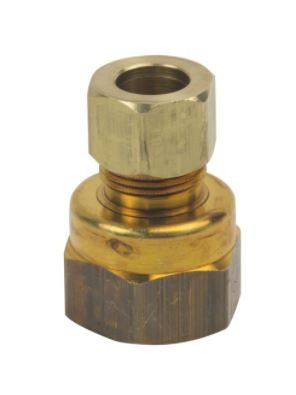 BRASSCRAFT BrassCraft 66-6-8X Lead-Free Compression x FIP Reducing Adapter 3/8 OD Tube x 1/2 FIP Inch