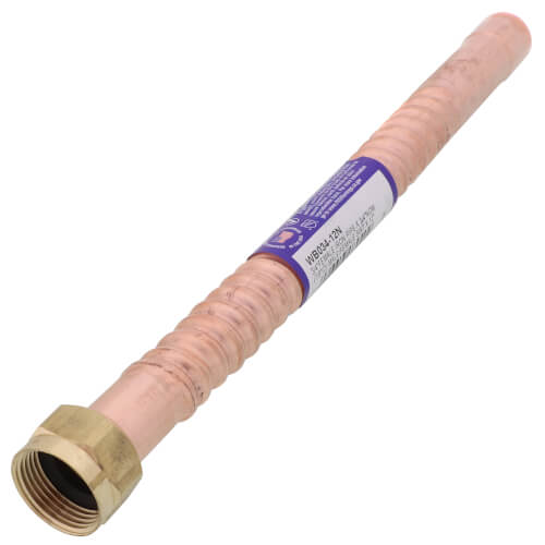 BRASSCRAFT BrassCraft WB034-12N 3/4 inch FIP x 3/4 inch Nominal Male/Female Sweat Water Heater Connector 12 inch