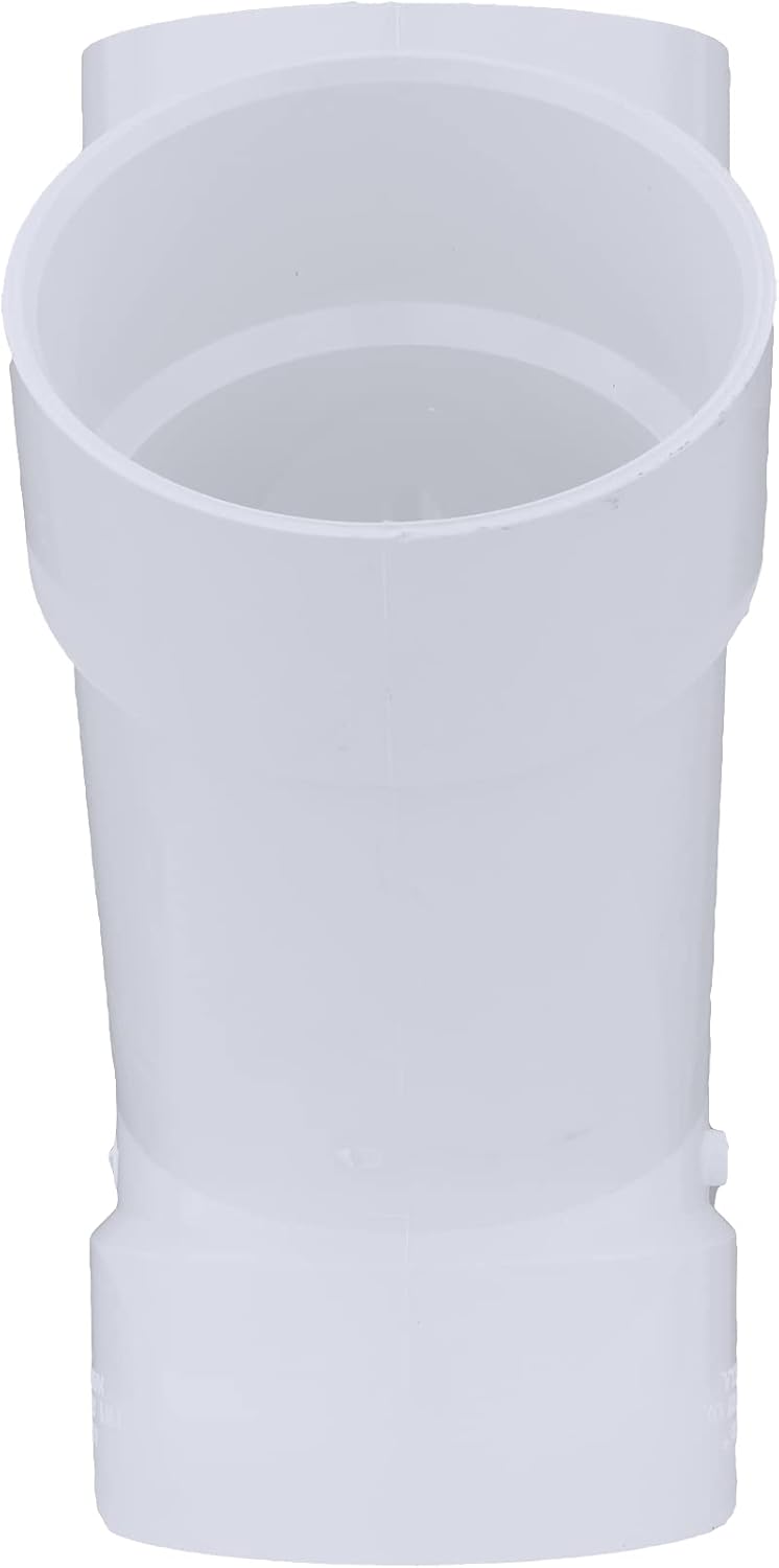 CHARLOTTE PIPE Charlotte Pipe PVC006001600 6 Inch Hub x Hub x Hub PVC 45-Degree Wye