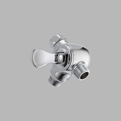 DELTA FAUCET Delta Faucet U4929-PK 3-Way Shower Arm Diverter for Handshower Chrome 3 x 3 x 3.75 inches