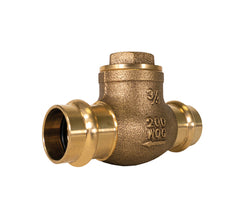 Jomar 105-006G Horizontal Swing Check Valve Press Connection Class 125 200 WOG