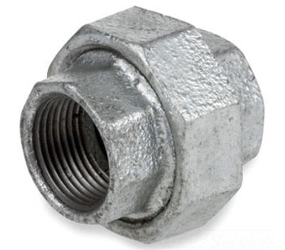 MATCO-NORCA Matco-Norca ZMGUN07 Galvanized Malleable Union 1-1/2 Inches Silver