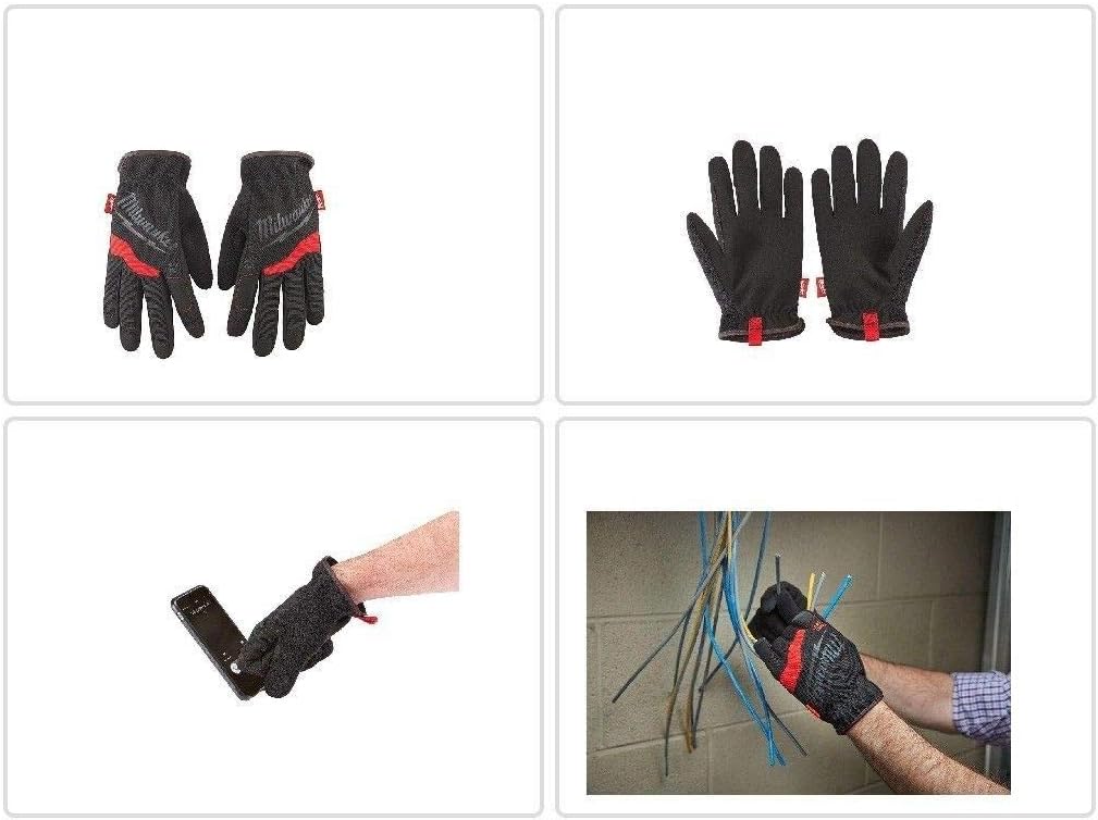 MILWAUKEE Milwaukee 48-22-8713 Free-Flex Work Gloves X-Large